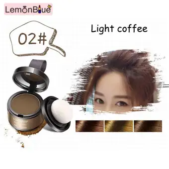 Lemonblue Hairline Shadow Powder 4 Color Quick Hair Repair Puff