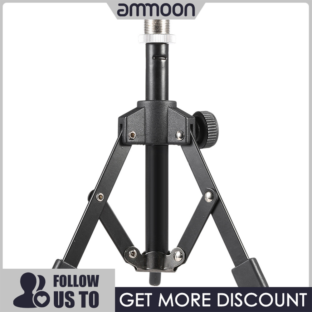 [ammoon]MS-12 Mini Foldable Desktop Tabletop Tripod Mic Stand