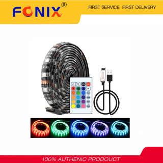 Hàng có sẵn Dải đèn LED FONIX 5V 1M 2M 3M 5M RGB 5050 dải đèn LED Neon mềm thumbnail