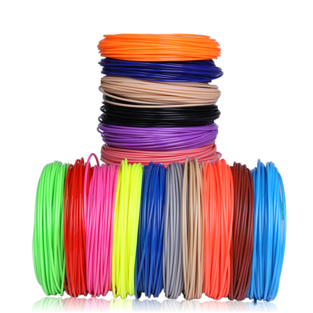 microgood 10/20 Colors 5m 1.75mm PLA Refill Filament Consumable for 3D Printer Drawing Pen