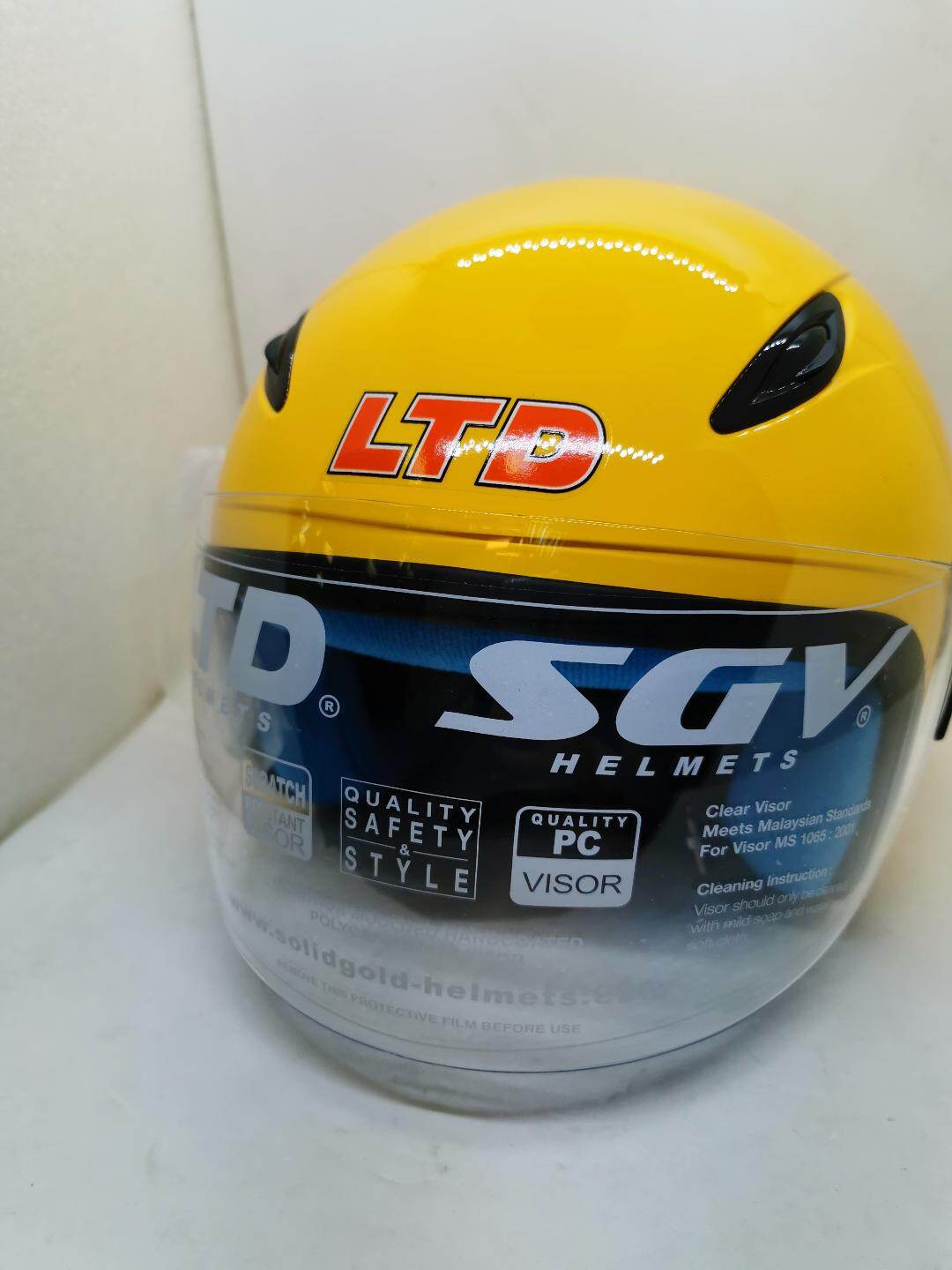 LTD VTEC Junior Visorex Children Helmet (YELLOW) 100% ORIGINAL