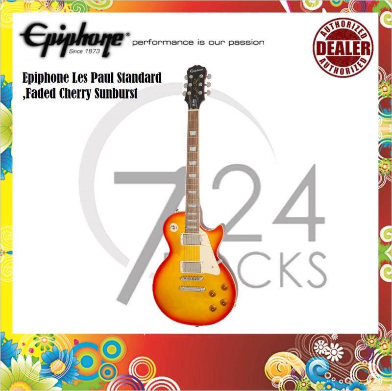 Epiphone Les Paul Standard Electric Guitar ,Faded Cherry Sunburst Malaysia