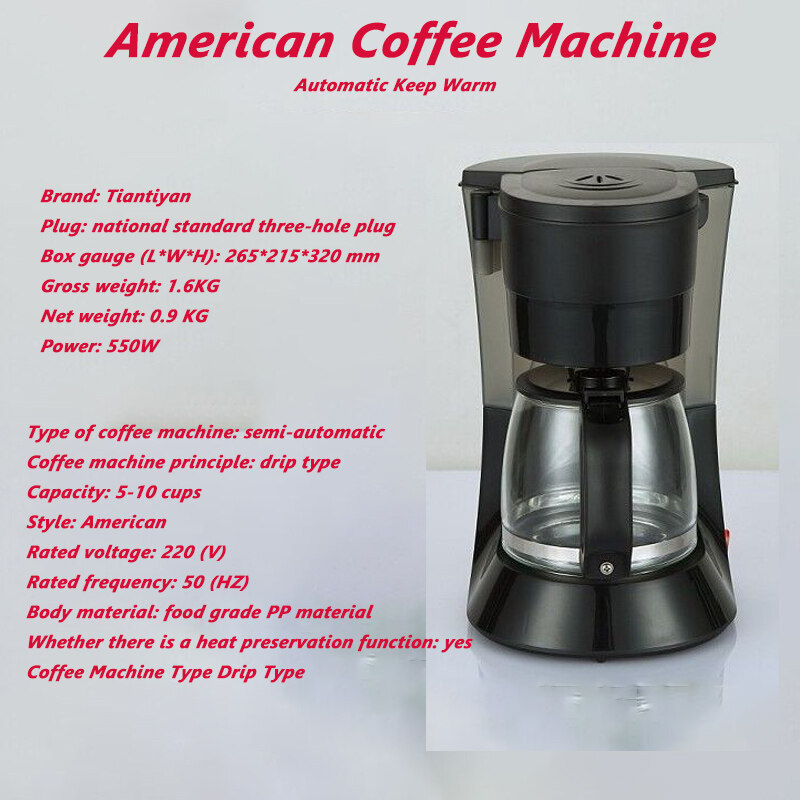 Zzuom Coffee Machine Home Semi Automatic Small Italian Instant