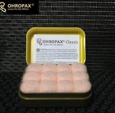 6Pairs Original Ohropax Classic Wax Earplugs Comfortable Wax Ear Plugs Traval Sleeping Noise Reduction Earplugs