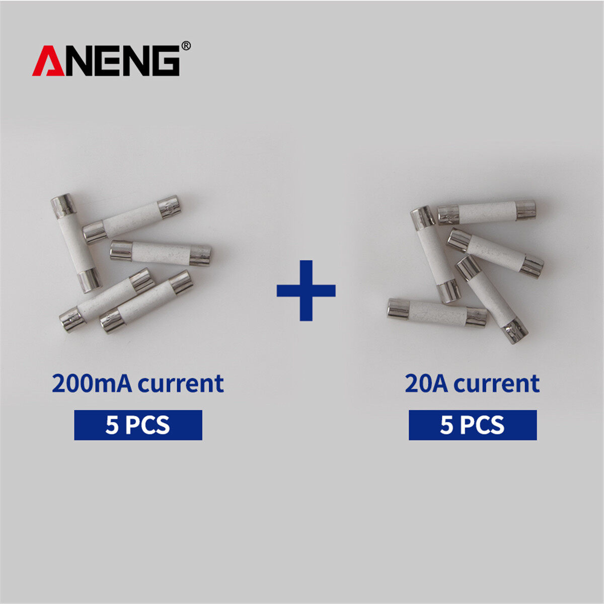 Cầu Chì Gốm Ống 6X30mm 5 * 200mA + 5 * 20A