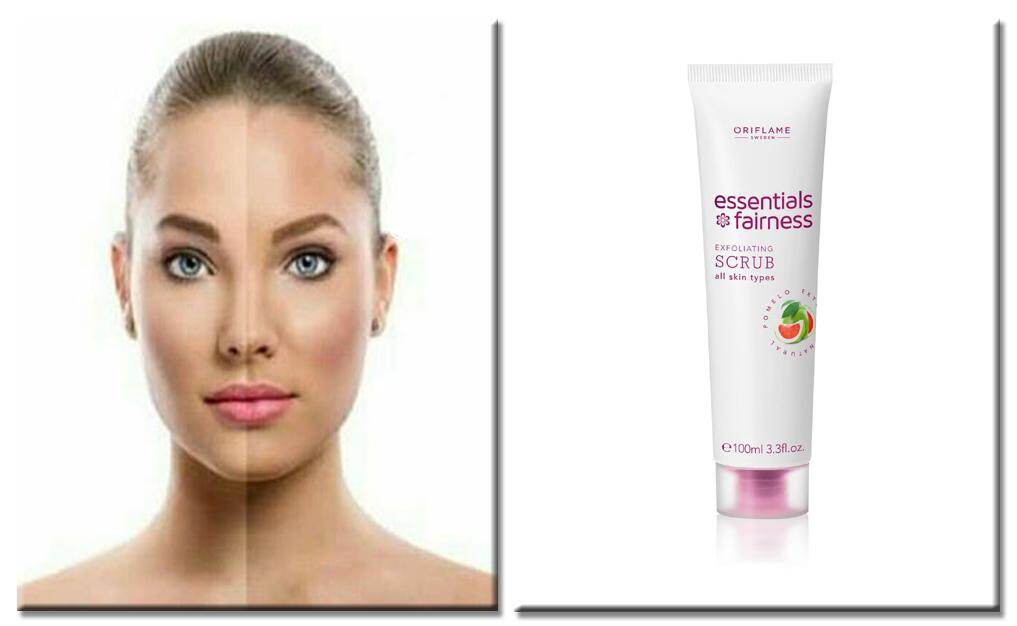 essentials fairness scrub