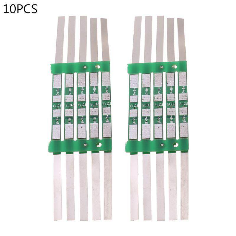 10pcs/set 3.7V 3A BMS Protection Board for 1S 18650 Lithium Battery Over Charge Protective Plat with Solder Belt