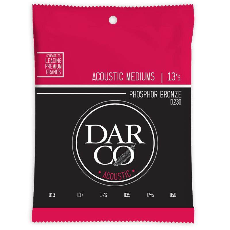 Martin Darco D230 Phosphor Bronze Medium 13-56 Acoustic Guitar Strings Malaysia