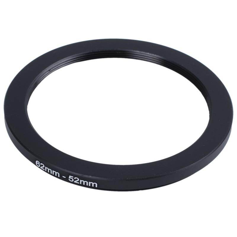 62mm-52mm 62mm to 52mm Black Step Down Ring Adapter for Camera