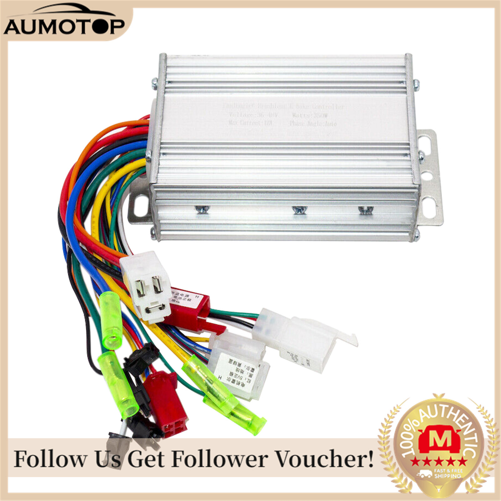 36V/48V 350W Motor Speed Controller Electric Bicycle E-Bike Scooter Brushless Direct Current Motor Control Box