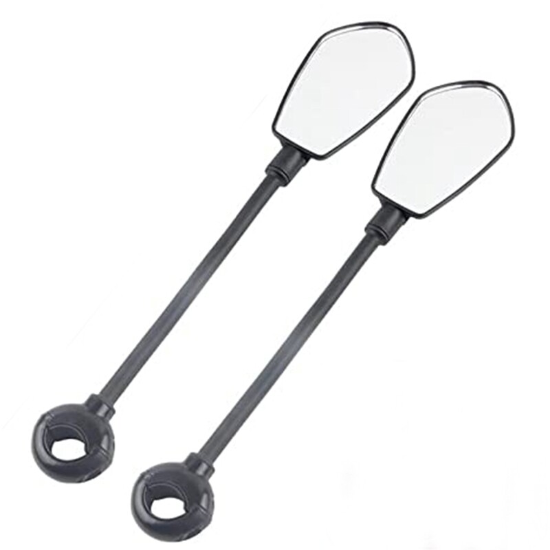 Bicycle Handlebar Rearview Mirror Adjustable Light Motorcycle Handlebar Mirror Road Bike Scooter Rearview Mirror