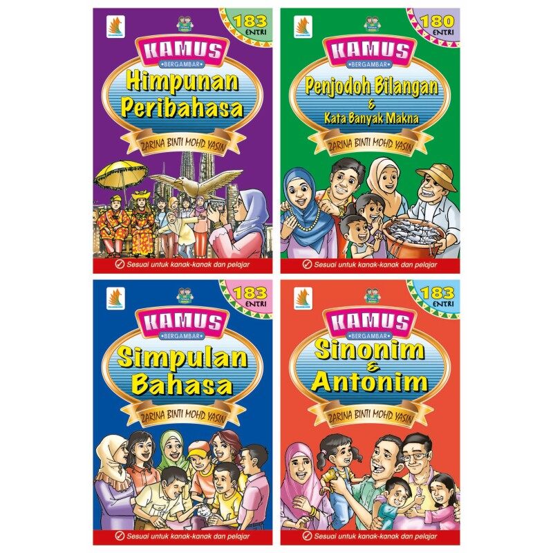 Edukid Publication Kamus Bergambar (4 Books) Malaysia