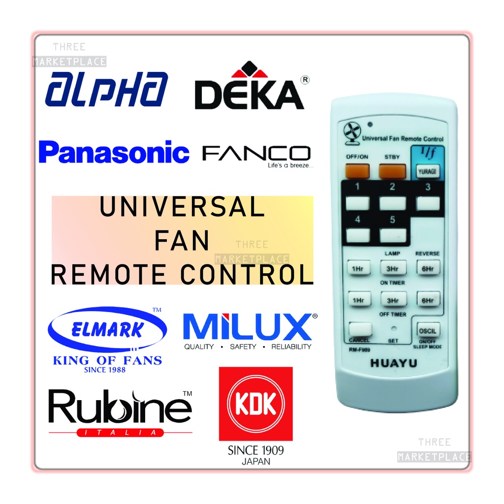 Universal Fan Remote Control Controller 