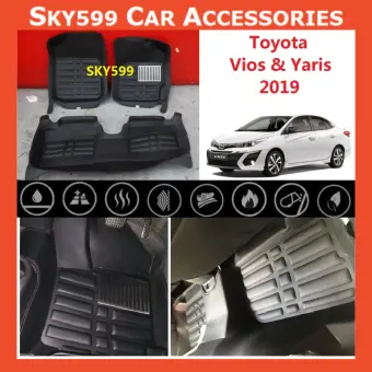 Toyota Yaris 2019 Vios 2019 5d Floor Mat Carpet Car Floor Mat