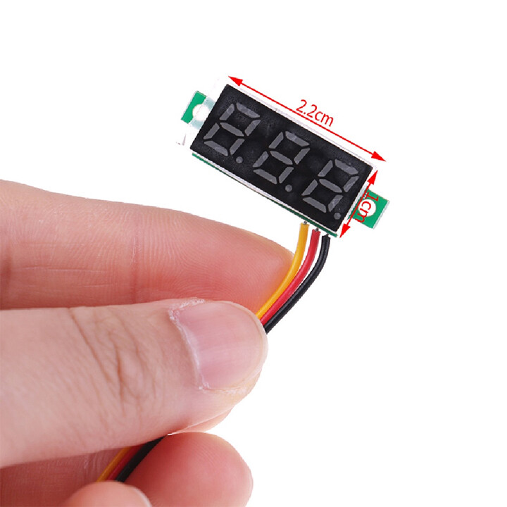 Vôn Kế 1 Chiều DC 3.5-30V 0.28 Inch