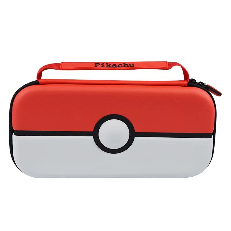 New Pokeball Design Plus Hard Shell PU Carrying Pouch Bag Portable Protect Case for Nintendo Switch OLED & NS Switch