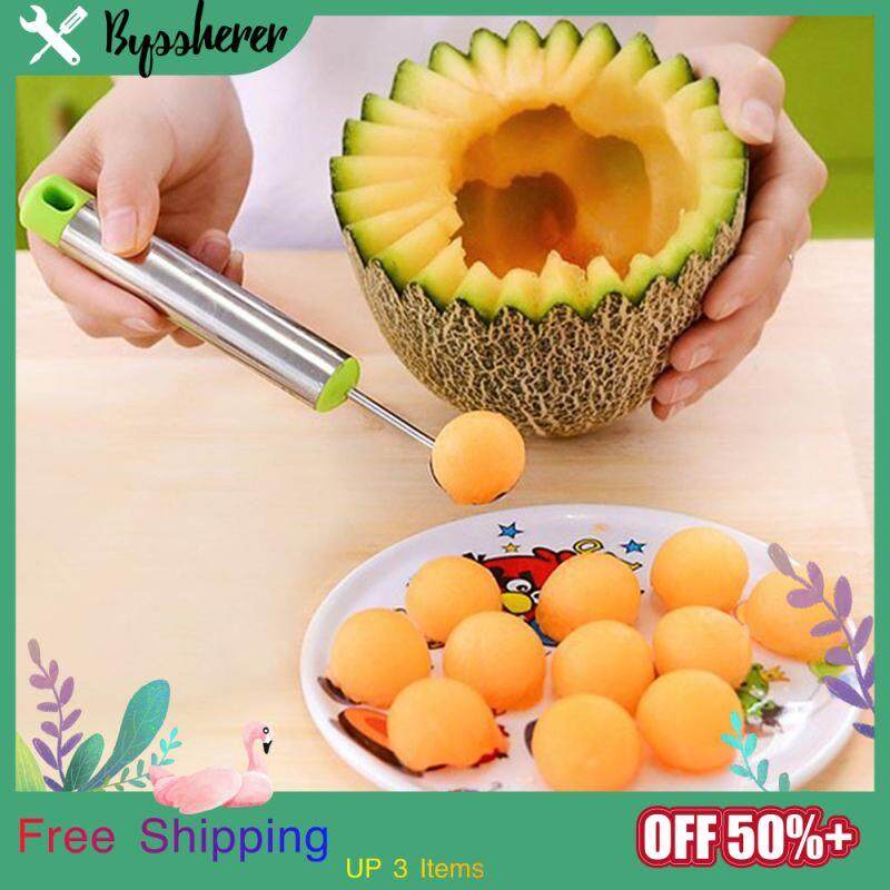 Byssherer Orange Green Family Kitchen Professional Wearable Durable Easy Clean Health Environmental Creative Ice Cream Assorted Cold Cuts Watermelon Melon Fruit Spoon By Byssherer