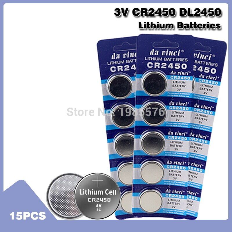 >> SO SÁNH GIÁ THAY PIN MACBOOK GIÁ BAO NHIÊU | Shopee Lazada Sendo Tiki 36 15 Chiếc Thay Thế Pin Lithium 3V CR2450 Giá Rẻ Nhất Pin Nút Tế Bào Đồng Xu DL2450 BR2450 LM2450 5029LC KCR2450
