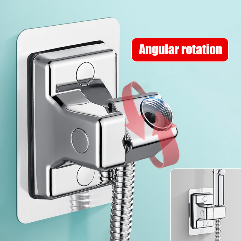 1PC Đầu vòi sen chủ có thể điều chỉnh tường vòi sen chủ Punch-Free vòi hoa sen giá đỡ cầm tay phụ kiện phòng tắm