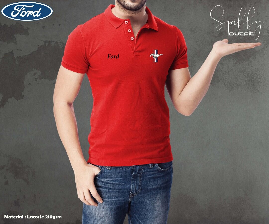 mustang polo shirt