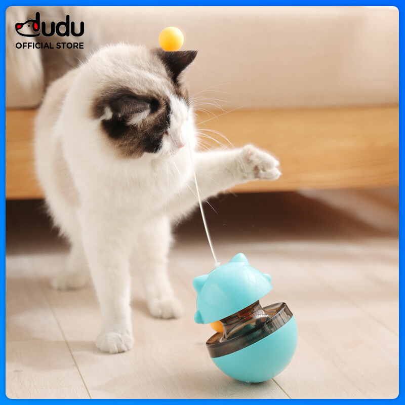 【DUDU Pet】Cat Pet Toys Areata Leakage Puzzle Daruma Tease Cats Toys