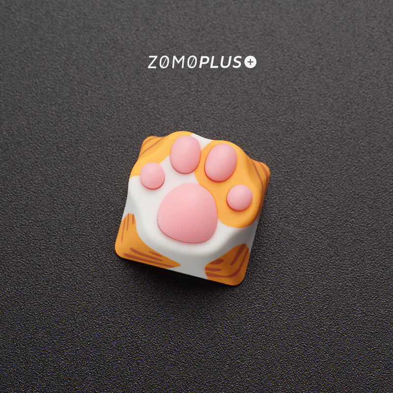 Keycaps Sáng tạo thiết kế ban đầu Keycap Bàn Phím Cơ silicon ABS móng vuốt mèo 3D dễ thương nhiều màu zomo