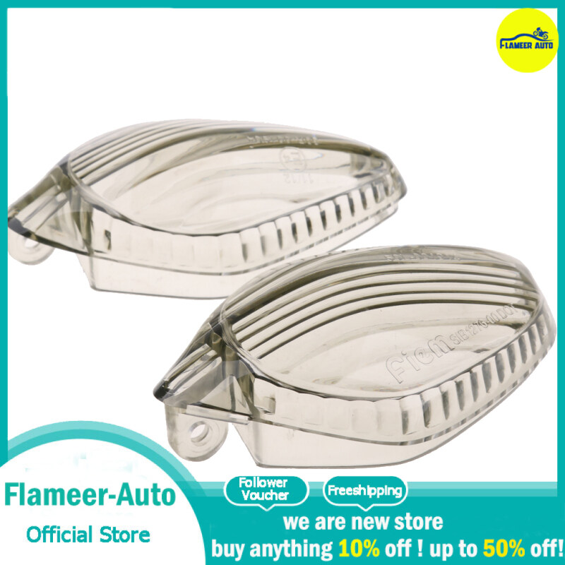 Flameer Ống Kính Đèn Báo Rẽ Xe Máy Dành Cho Honda NC700/S/X NC750X/S Xám
