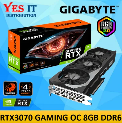 Gigabyte GeForce RTX 3070 GAMING OC 8GB GDDR6 256bit Graphic Card (GV-N3070GAMING OC-8GD)
