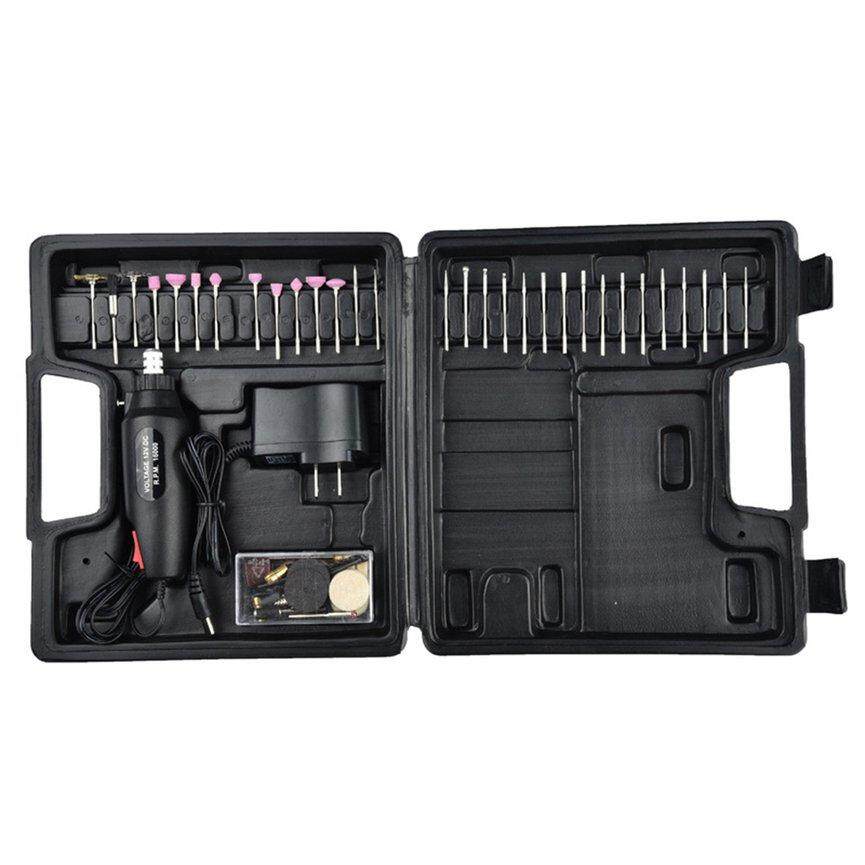 Top Sale 60pc DC12V mini electric grinder micro small electric drill electric grinder