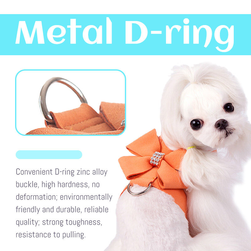 Hamshmoc đai đeo cho chó có thể điều chỉnh được Và Bộ Dây Xích Mềm dây dắt thú cưng bền nhẹ Dây Xích Móc Thiết Kế Nhanh Chóng Phát Hành Cho chó trung bình Nhỏ