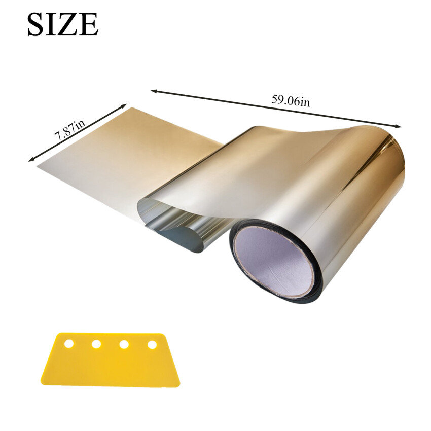 Car Front Windshield Sun Visor Protection Shade Sticker Window Sun Visor Strip Heat Insulation Tint Film 150x20cm