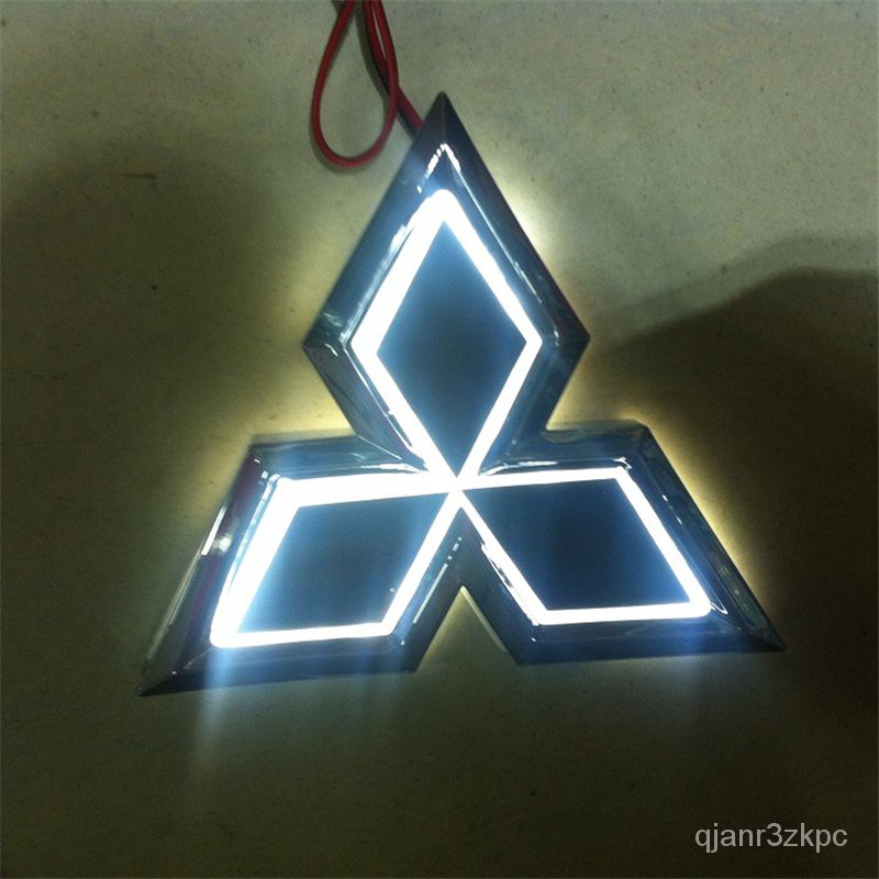 2021 NEW 5D Car Logo LED Front Emblem Light Rear Trunk Decoration for Mitsubishi ASX Ralliart Outlander Lancer Pajero Eclipse Gal