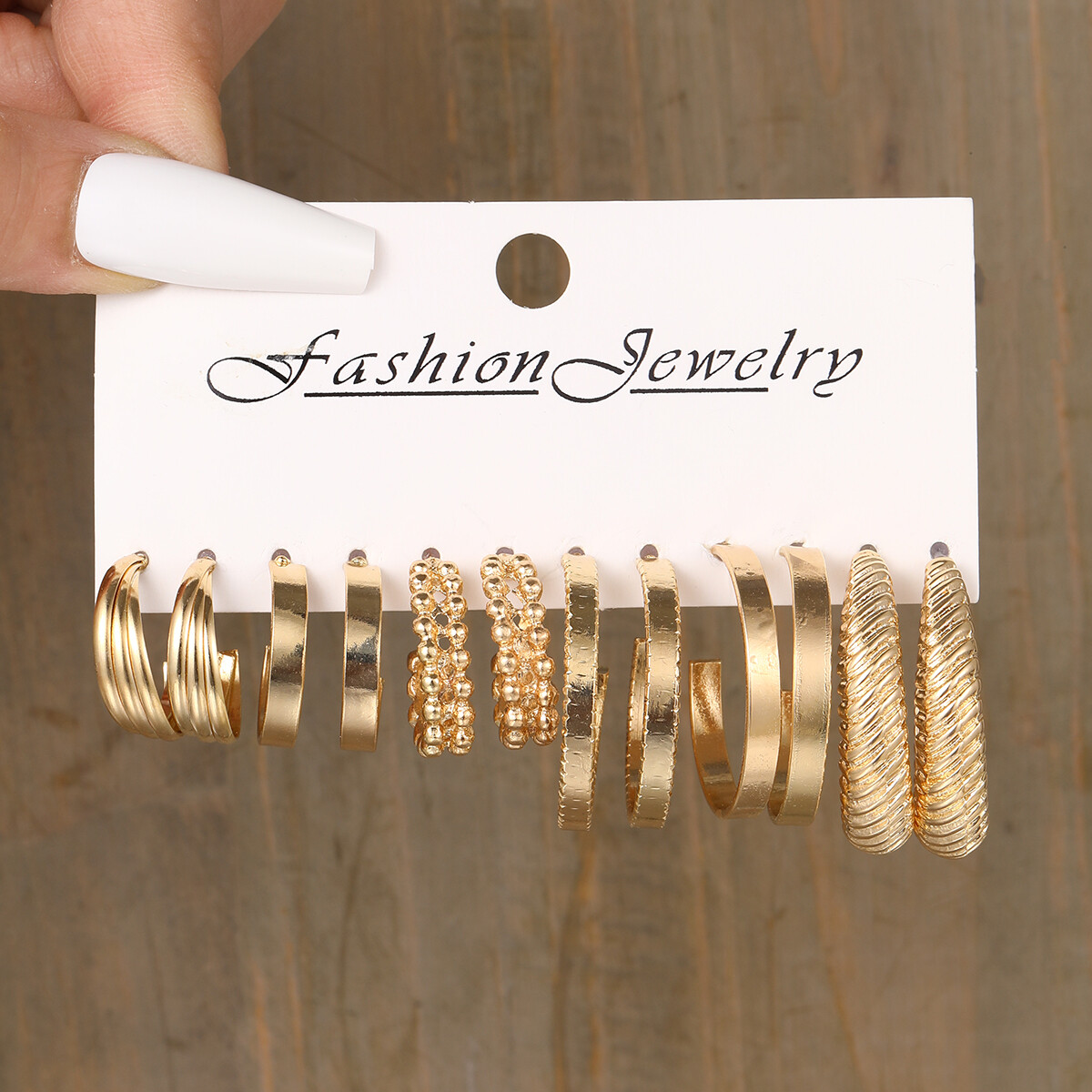 17MILE Trendy Metal Pearl Stud Earrings Set For Women Vintage Geometric Gold Drop Earrings Set Fashion Acrylic Dangle Earrings Gifts Jewelry
