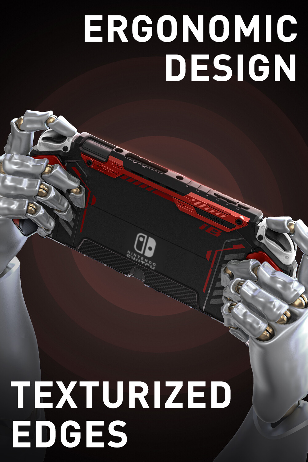 i-Blason Armorbox for Nintendo Switch OLED Case 2021 Dockable Rugged Protective Case Compatible with Nintendo Switch OLED Model and Joy-Con Controller