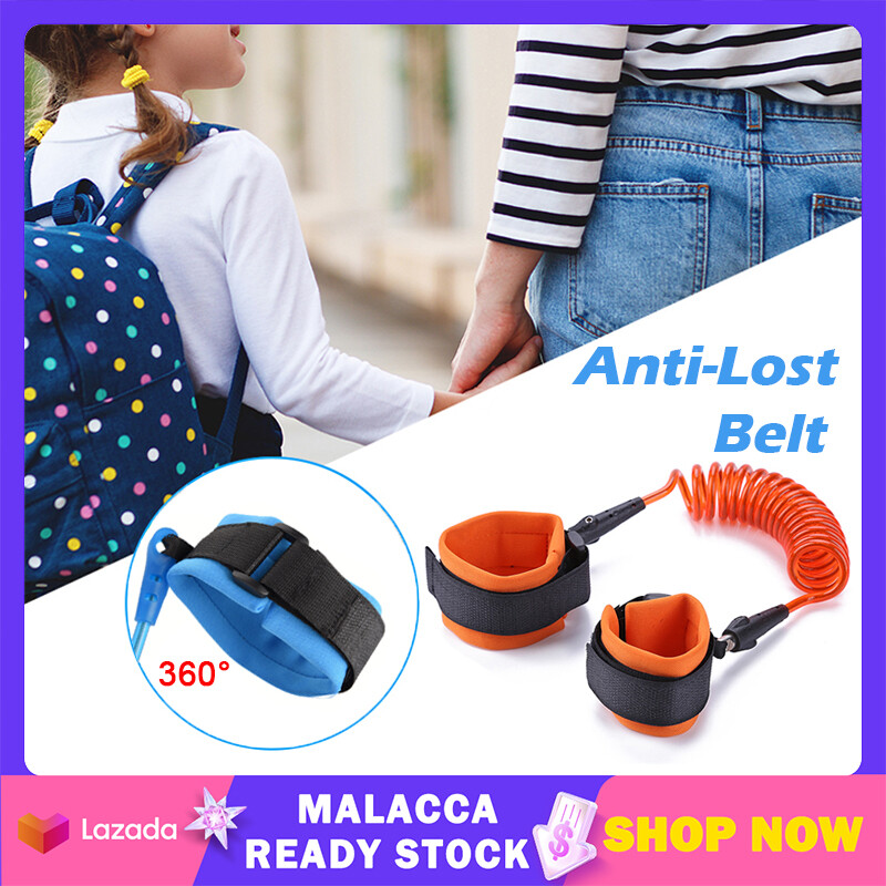 Baby Anti Lost Bracelet 1 5m Children S Safety Belt Tali Ikat Tangan Budak Harnesses Adjustable Outdoor Baby Walking Soft Anti Lost Link Leash Traction Rope Lazada