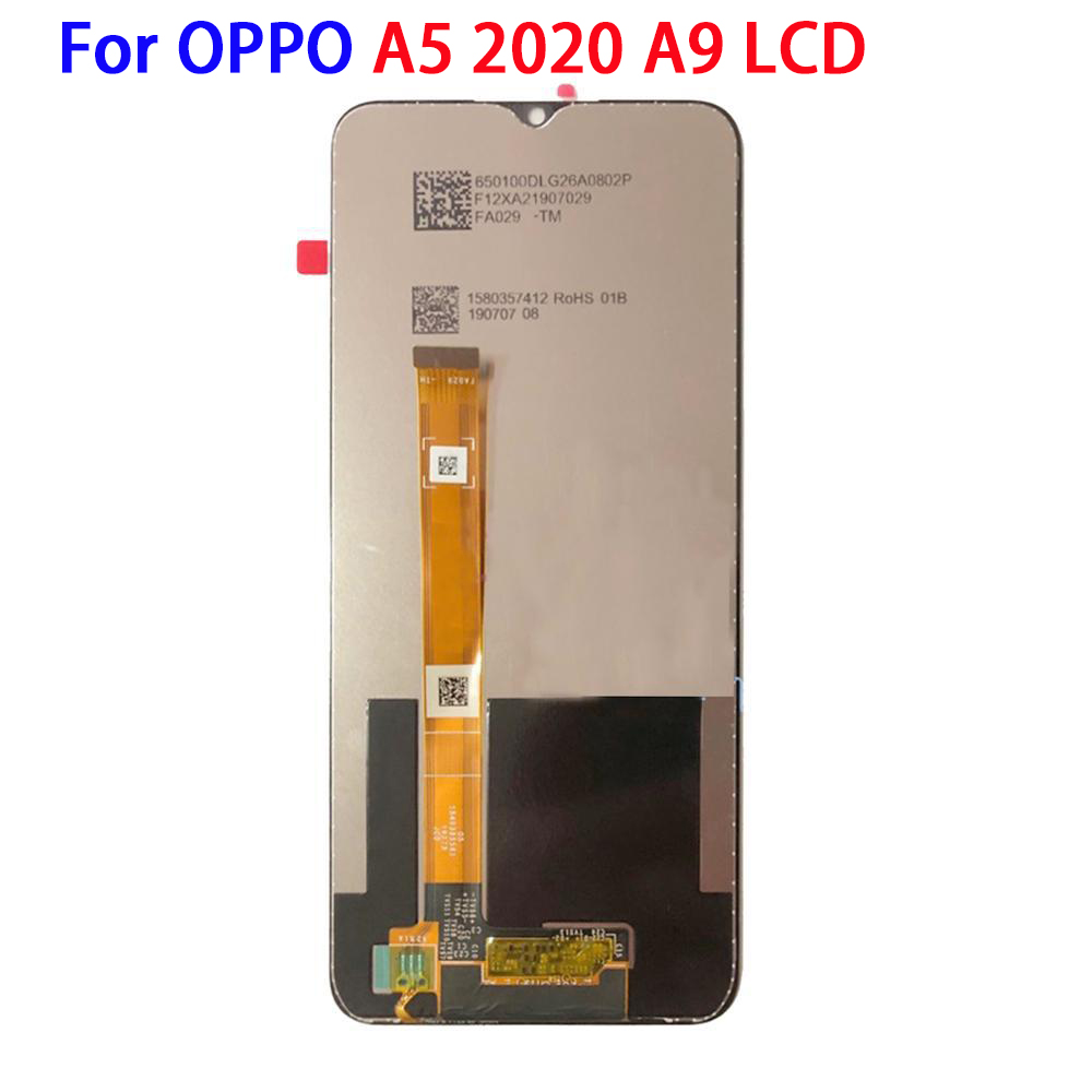 6.5" LCD For OPPO A5 2020 A9 LCD Display Touch Screen Digitizer Assembly For OPPO A9 2020 LCD Replacement Screen