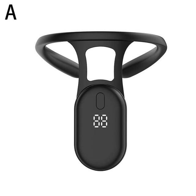 Smart Posture Corrector Device Posture Training Realtime Scientific Back Posture Correct Neck Hump Corrector Anti-Humpback Protect Eyesight for Adult Child Office Home Walk USB Charging