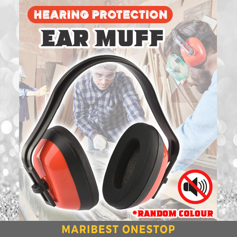 PROTECTION ANTI-NOISE EAR MUFF EAR CAPS EARMUFF (RANDOM COLOUR)