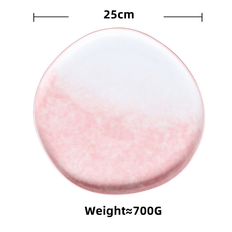 OMK Nordic style ceramic dinner plate 8 inch and 10 inch
