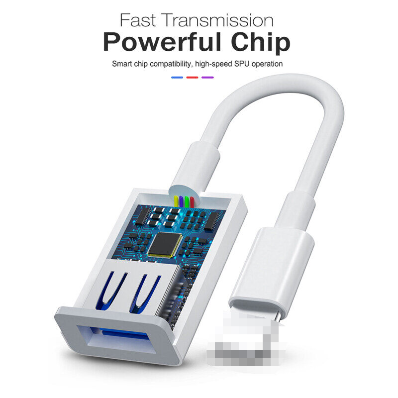 Bộ chuyển đổi USB OTG cho iPhone iPad ios13, bộ chuyển đổi Lightning sang USB 3.0, truyền dữ liệu vào/ra U-disk bàn phím chuột, bộ chuyển đổi Piano Midi Bộ chuyển đổi Lightning sang máy ảnh 2 trong 1 3 trong 1