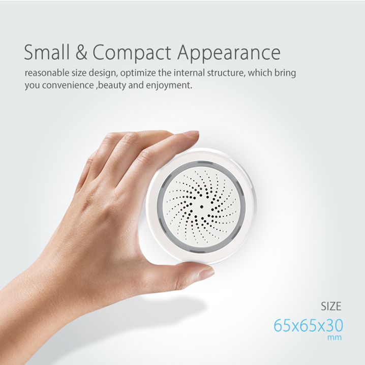 Smart USB Siren Alarm Home Security Wifi / Zigbee Tuya Smartlife