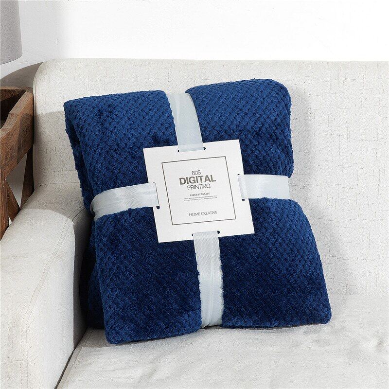 Fluffy Plaid Winter Bed Blankets Solid Color Warm Soft Coral Fleece Throw Blanket Throw Sofa Cover Bedspread Kid Pet Fluffy Plaid Blankets Summer Air Conditioning Blanket