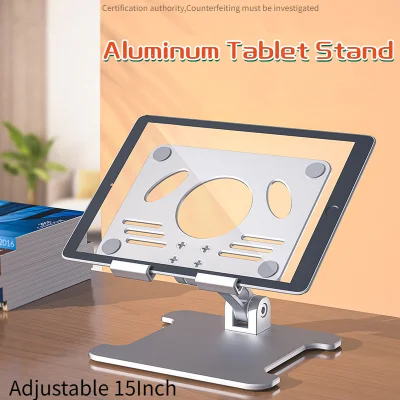 Adjustable Aluminum Tablet Stand for Apple iPad Bracket Senior Metal Support for Iphone /Samsung/Laptop Stand Tablet Stand Holder