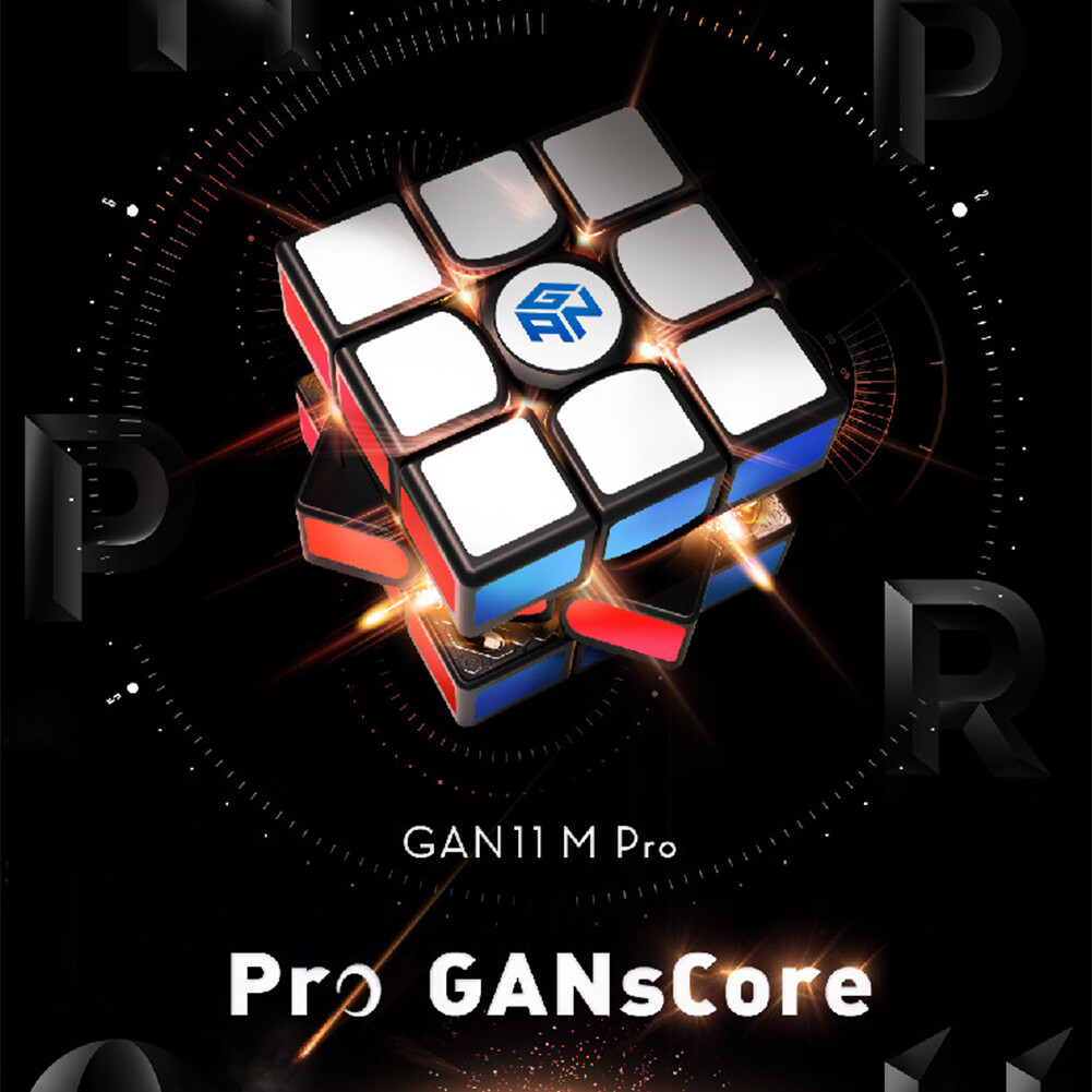 Gan 11m Pro Magnetic Speed Cube Frosted Stickerless Professional Puzzle Gan Cubes Fast Delivery