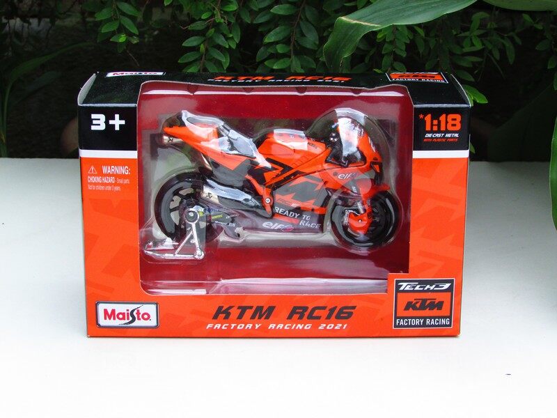 Maisto 1/18 NEW MOTOGP 2021 TECH 3 KTM RC16 FACTORY RACING Diecast  Motorcycles Bike 1:18 Diecast Motorcycles Bike | Lazada