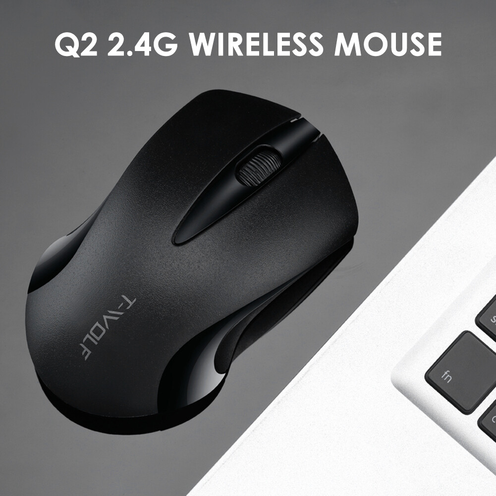 Chuột Im Lặng Có Thể Sạc Lại Q2 1200Dpi Chuột Máy Tính Không Dây 2.4G Tắt Tiếng