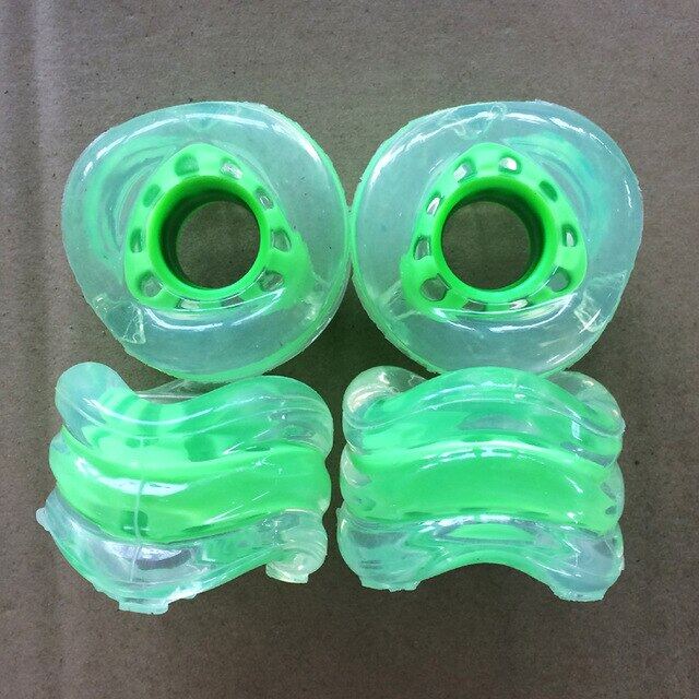 ชุด4Pcs 60X45mm Sharkwheels 85A ล้อสเก็ตบอร์ดล้อลองบอร์ด