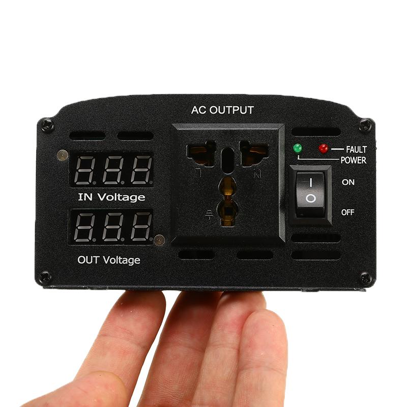 6000W 60Hz Car Power Inverter Pure Sine Wave DC 12V to 110V Power ...