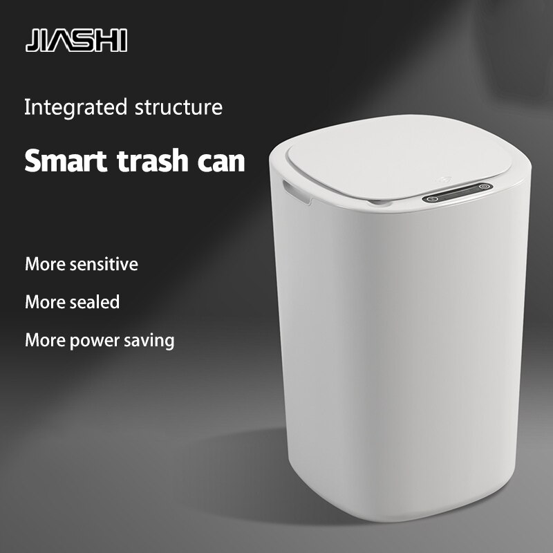 JIASHI Smart sensor trash can Automatic opening Sealed design No smell 12L Garbage classification can be used in the kitchen and bathroom of the household office