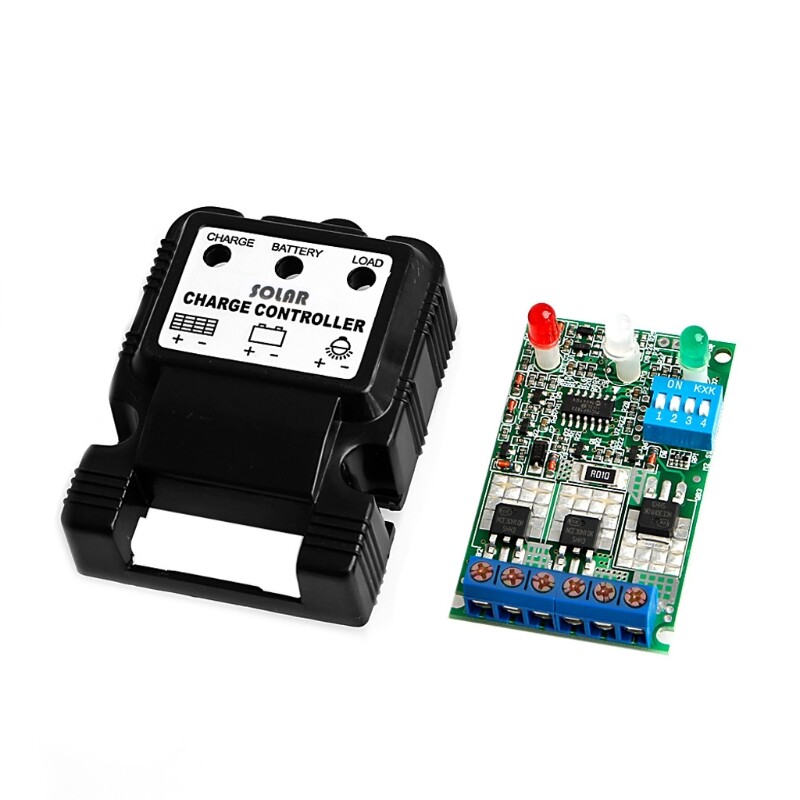 Bộ Điều Khiển Sạc Pin Năng Lượng Mặt Trời Tự Động 6V 12V 10A, Bộ Điều Chỉnh Sạc Pin PWM Nóng